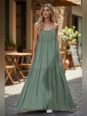 Lovestitch Green Maxi Dress